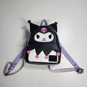 Loungefly Sanrio Kuromi Cosplay Mini Backpack Purple Pink Black Fair Condition